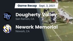 Recap: Dougherty Valley  vs. Newark Memorial  2021