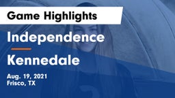 Independence  vs Kennedale Game Highlights - Aug. 19, 2021