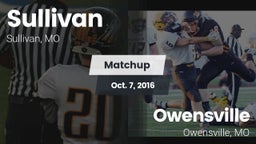 Matchup: Sullivan  vs. Owensville  2016