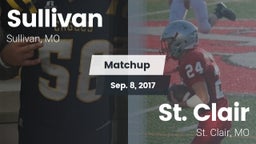 Matchup: Sullivan  vs. St. Clair  2017
