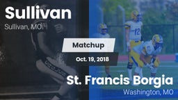 Matchup: Sullivan  vs. St. Francis Borgia  2018