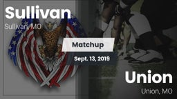 Matchup: Sullivan  vs. Union  2019