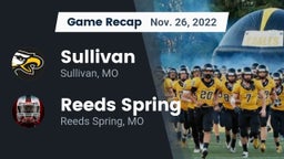 Recap: Sullivan  vs. Reeds Spring  2022