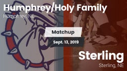 Matchup: Humphrey/Holy vs. Sterling  2019