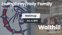 Matchup: Humphrey/Holy vs. Walthill  2019