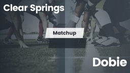 Matchup: Clear Springs High vs. Dobie  2016