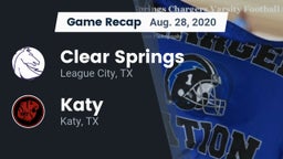 Recap: Clear Springs  vs. Katy  2020
