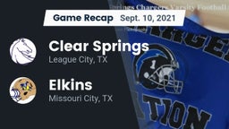 Recap: Clear Springs  vs. Elkins  2021