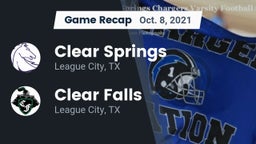Recap: Clear Springs  vs. Clear Falls  2021