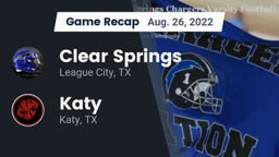 Recap: Clear Springs  vs. Katy  2022