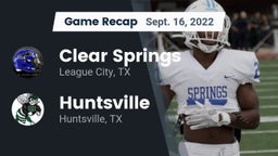 Recap: Clear Springs  vs. Huntsville  2022