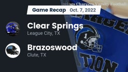 Recap: Clear Springs  vs. Brazoswood  2022