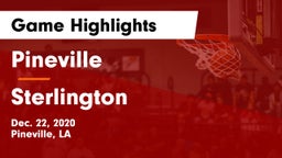 Pineville  vs Sterlington  Game Highlights - Dec. 22, 2020