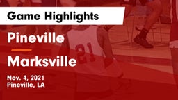 Pineville  vs Marksville  Game Highlights - Nov. 4, 2021