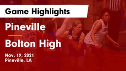Pineville  vs Bolton High Game Highlights - Nov. 19, 2021
