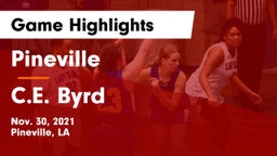 Pineville  vs C.E. Byrd  Game Highlights - Nov. 30, 2021