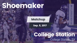 Matchup: Shoemaker High vs. College Station  2017