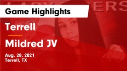 Terrell  vs Mildred JV Game Highlights - Aug. 28, 2021