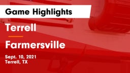 Terrell  vs Farmersville  Game Highlights - Sept. 10, 2021