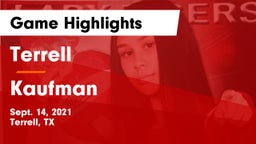 Terrell  vs Kaufman  Game Highlights - Sept. 14, 2021