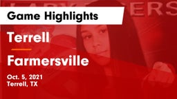 Terrell  vs Farmersville  Game Highlights - Oct. 5, 2021
