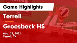 Terrell  vs Groesbeck HS Game Highlights - Aug. 25, 2022