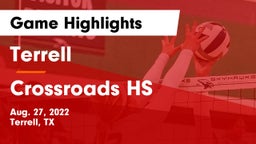 Terrell  vs Crossroads HS Game Highlights - Aug. 27, 2022
