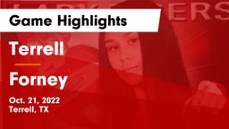 Terrell  vs Forney  Game Highlights - Oct. 21, 2022