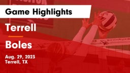 Terrell  vs Boles  Game Highlights - Aug. 29, 2023