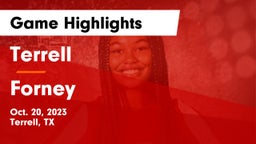 Terrell  vs Forney  Game Highlights - Oct. 20, 2023