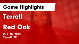 Terrell  vs Red Oak  Game Highlights - Oct. 10, 2023