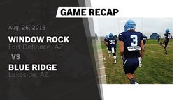 Recap: Window Rock  vs. Blue Ridge  2016