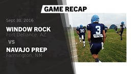Recap: Window Rock  vs. Navajo Prep  2016