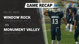 Recap: Window Rock  vs. Monument Valley  2016