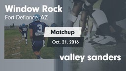 Matchup: Window Rock High vs. valley sanders 2016