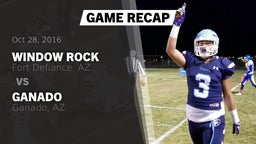 Recap: Window Rock  vs. Ganado  2016