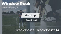 Matchup: Window Rock High vs. Rock Point - Rock Point Az 2019