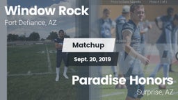 Matchup: Window Rock High vs. Paradise Honors  2019