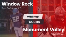 Matchup: Window Rock High vs. Monument Valley  2019
