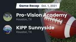 Recap: Pro-Vision Academy vs. KIPP Sunnyside  2021