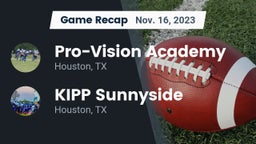 Recap: Pro-Vision Academy vs. KIPP Sunnyside  2023