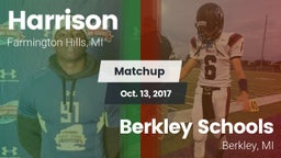 Matchup: Harrison  vs. Berkley Schools 2017