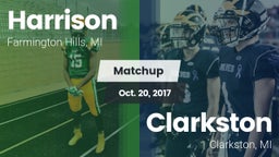 Matchup: Harrison  vs. Clarkston  2017