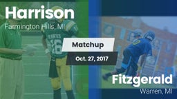 Matchup: Harrison  vs. Fitzgerald  2017