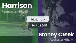 Matchup: Harrison  vs. Stoney Creek  2018