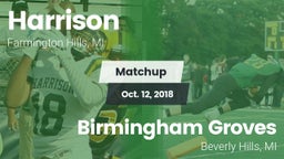 Matchup: Harrison  vs. Birmingham Groves  2018