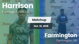 Matchup: Harrison  vs. Farmington  2018