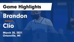 Brandon  vs Clio  Game Highlights - March 20, 2021