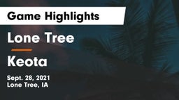 Lone Tree  vs Keota Game Highlights - Sept. 28, 2021