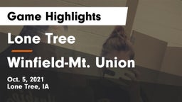 Lone Tree  vs Winfield-Mt. Union  Game Highlights - Oct. 5, 2021